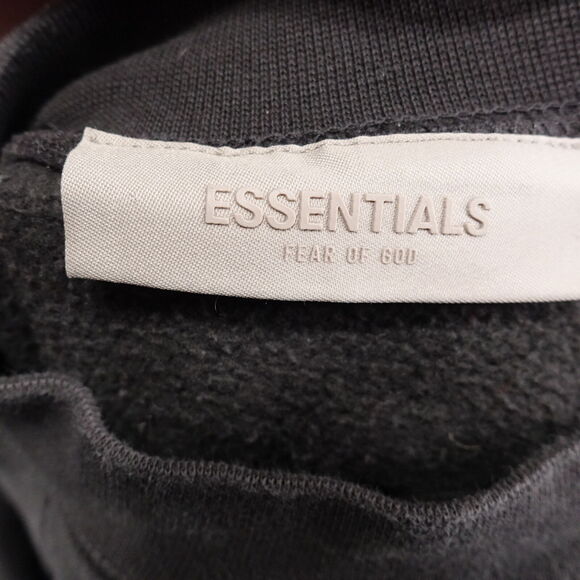 ESSENTIALS FEAR OF GOD 1977 VINTAGE STYLE FADED BLACK SWEATSHIRT SZ S SMALL READ - Picture 6 of 6